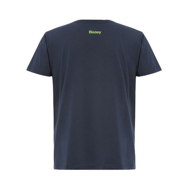 MAJICA KRATKI ROKAV BISLEY LOGO TEE L MODRA