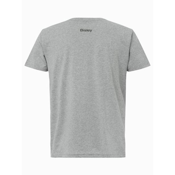 MAJICA KRATKI ROKAV BISLEY LOGO TEE M SIVA