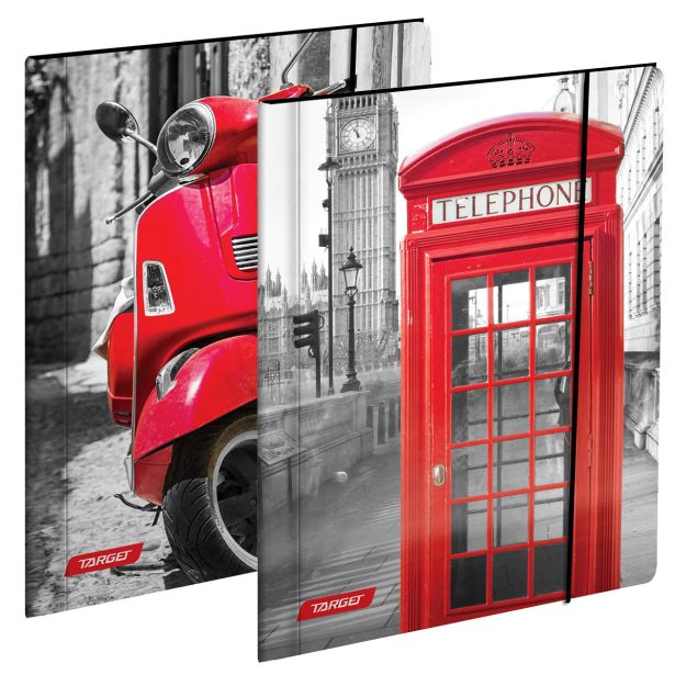 MAPE TARGET Z ELASTIKO A4 RED 26900