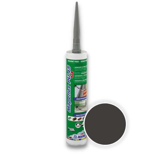 PU TESNILNA MASA MAPEI MAPEFLEX PU 45 FT 120 ČRNA 300 ML