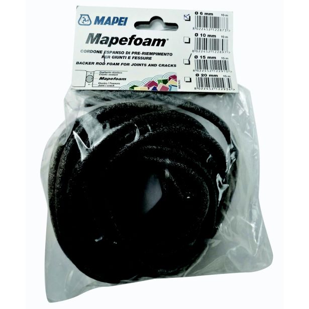 DELITACIJSKI TRAK MAPEI MAPEFOAM 6 MM X 10 M - DILATACIJSKA VRVICA