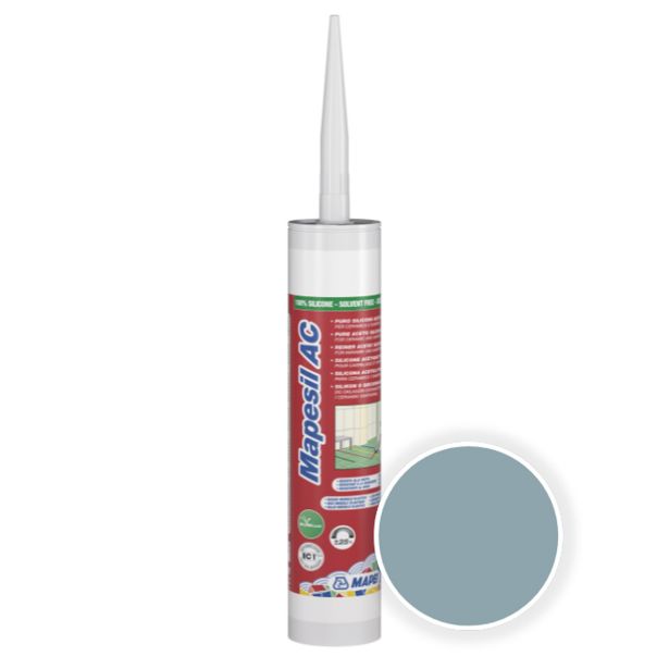 SILIKONSKA TESNILNA MASA MAPEI MAPESIL AC 176 310 ML ZELENO SIVA