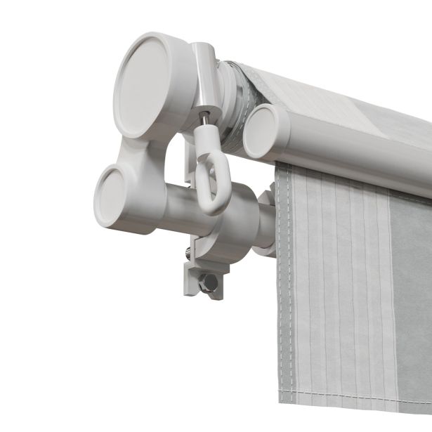 MARKIZA, TENDA NATERIAL CALIMA 300X200 CM BELO/SIVA, ROČNA