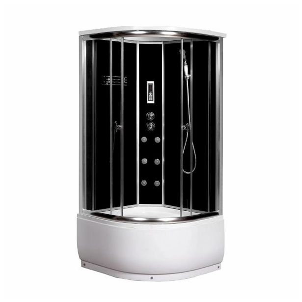 MASAŽNA KABINA FEROTEHNA HIDROMASAŽNA ADRIA 90X90X215 CM POLKROŽNA