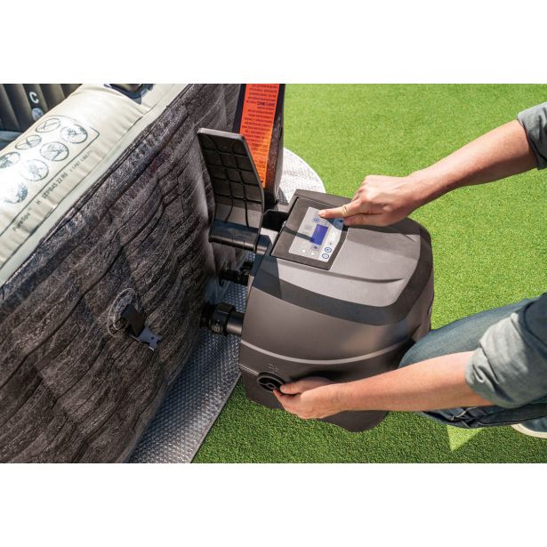 MASAŽNI BAZEN INTEX GREYSTONE DELUXE SQUARE ZA 6 OSEB