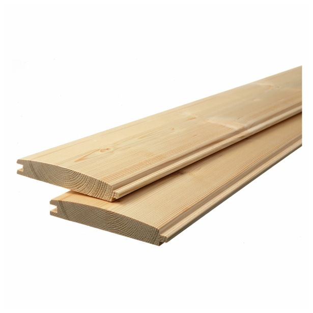 MASIVNA STENSKA OBLOGA HASSLACHER NORICA TIMBER BRUNA-PROFIL D, SMREKA 19X116X4000 MM, AB-US