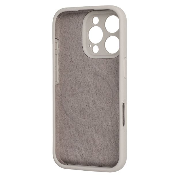 SILIKONSKI OVITEK ZA IPHONE 16 PRO MAX Z MAGSAFE MAT LIQUID - SIV