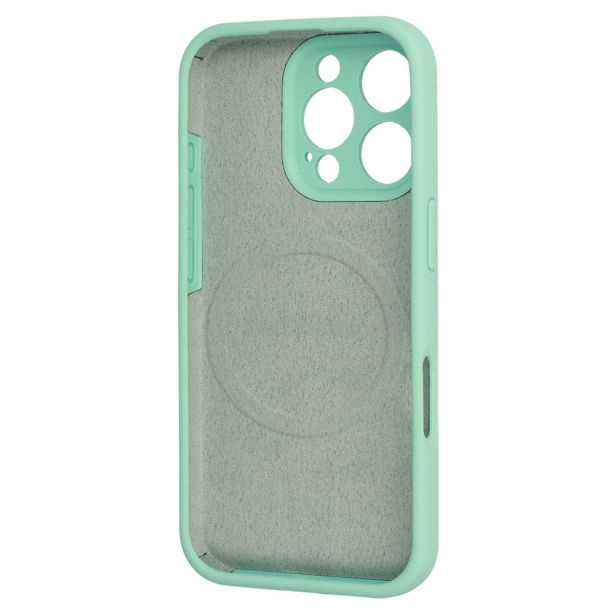 MAT LIQUID SILIKONSKI OVITEK Z MAGSAFE ZA IPHONE 16 PRO - MINT