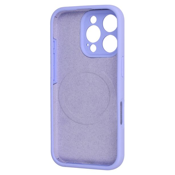 MAT LIQUID SILIKONSKI OVITEK Z MAGSAFE ZA IPHONE 16 PRO - VIJOLA