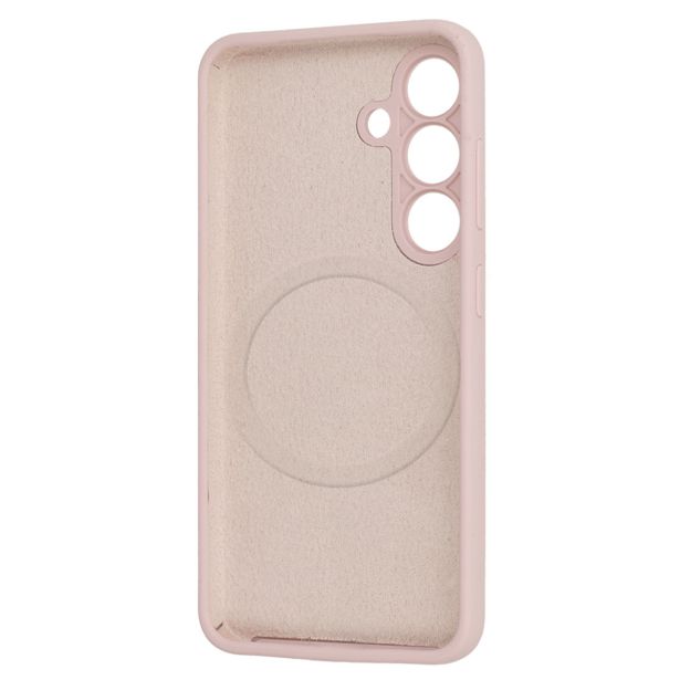 MAT LIQUID SILIKONSKI OVITEK Z MAGSAFE ZA SAMSUNG GALAXY S25 5G - ROZA