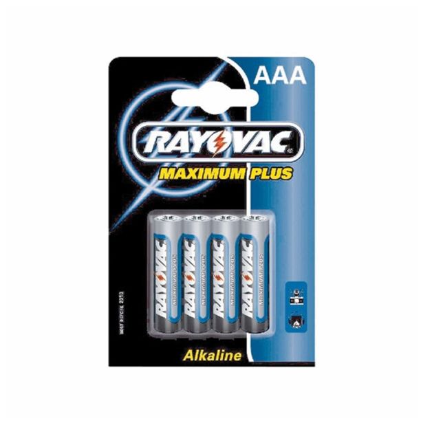ALKALNI BATERIJSKI VLOŽEK RAYOVAC MAXIMUM PLUS AAA LR03 BL/4