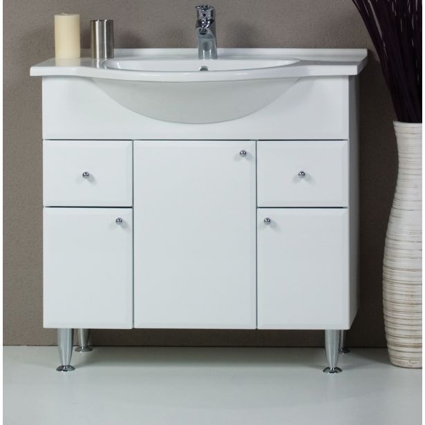 UMIVALNIŠKA ENOTA AQUAESTIL LIDIJA 80 BREZ UMIVALNIKA 80X33X80 3 VRATA, 2 PRED.