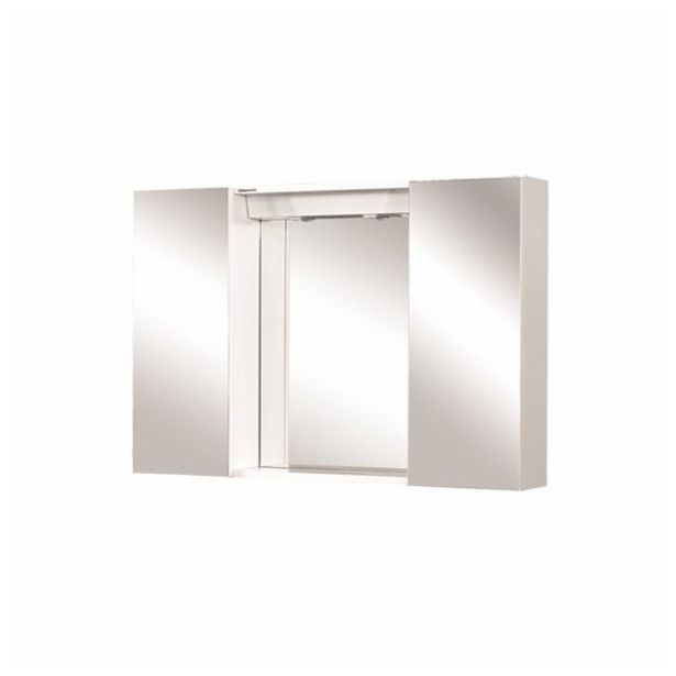 MDF LAK.KOPAL.OMARICA FEROTEHNA CHIARA 85/O TOALETNA BELA 85X66X17 CM Z OGLEDALI