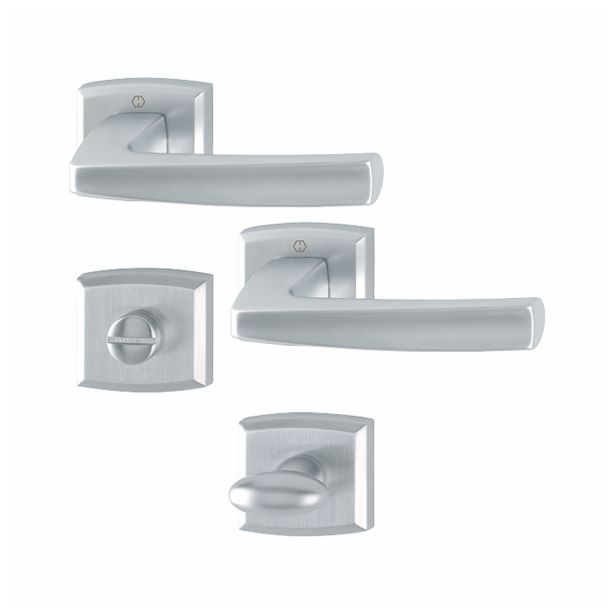 MEDEN.KLJUKA ZA VRATA HOPPE ACAPULCO Z ROZETO WC F41-R