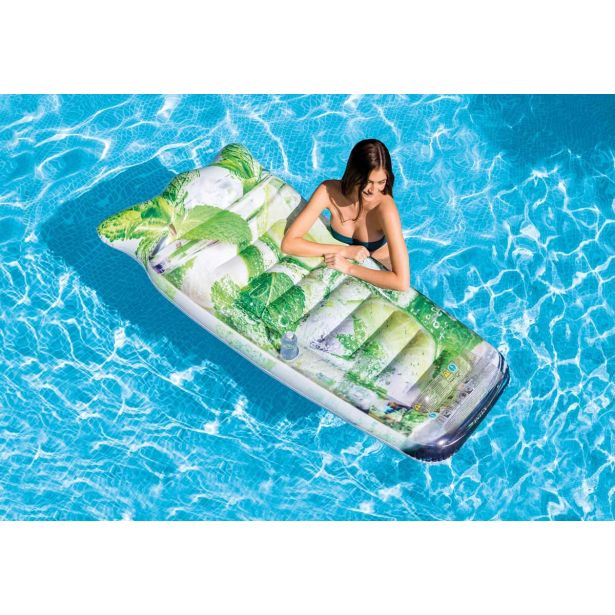 VODNA BLAZINA INTEX MEHURČKI MOJITO 178X91 CM