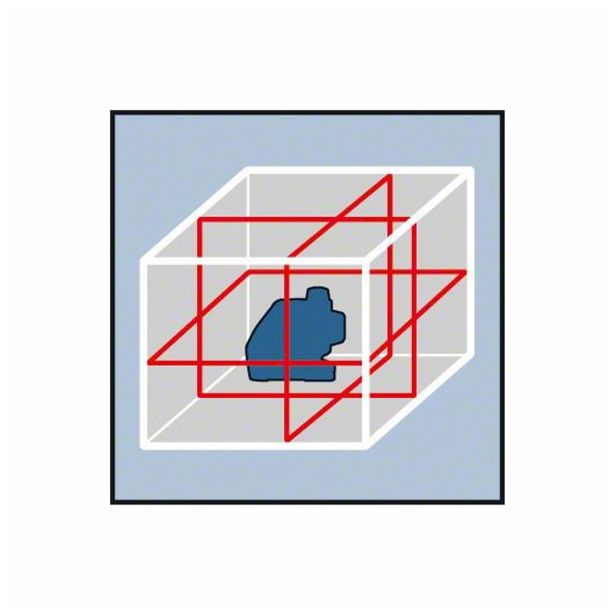 MERILNA NAPRAVA BOSCH LINIJSKI LASER GLL 3-80P+BM1+LR2-L-BOXX