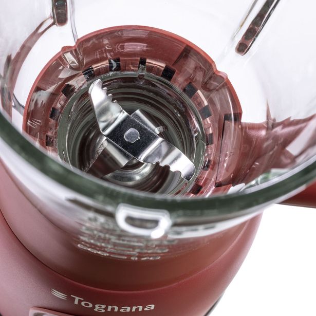 MEŠALNIK BLENDER TOGNANA D2DFU01IRROA, 0.8 L, STEKLO, IRIDEA ROSSO