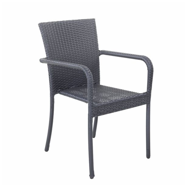 STOL IZ UMETNEGA RATANA BIVA MESSINA II Z ROKONASLONI