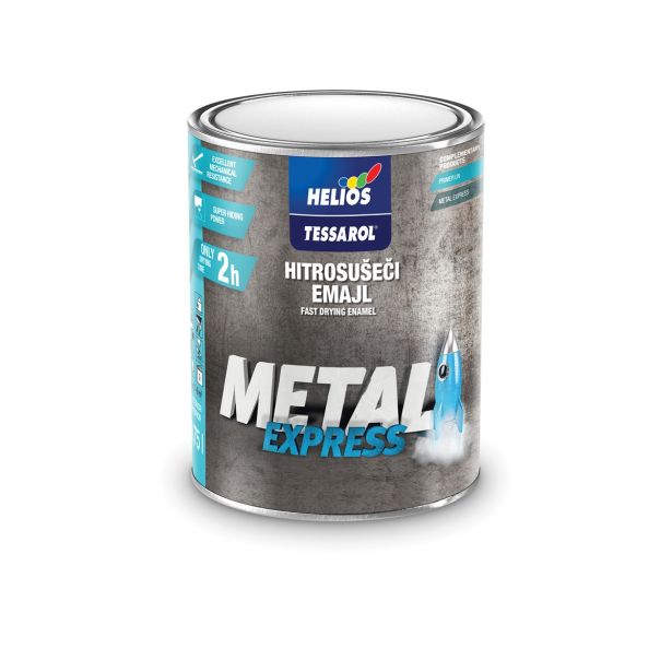 POKRIVNI PREMAZ HELIOS TESSAROL METAL EXPRES RAL 6001 0.75L ZELENA