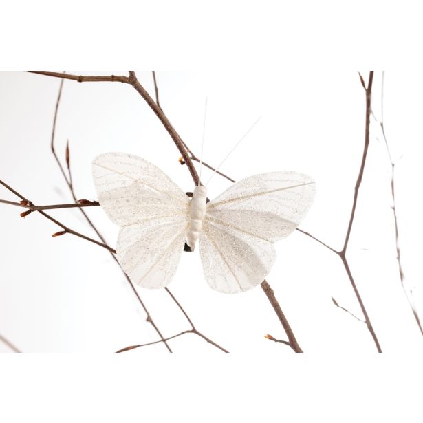 OKRASEK ZA JELKO GLOSSTYLE METULJ 2/1 Z BLEŠČICAMI