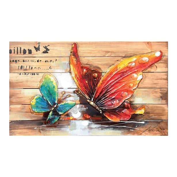 SLIKA BIVA METULJ 54X90 CM RAZLIČNA DEKORJA