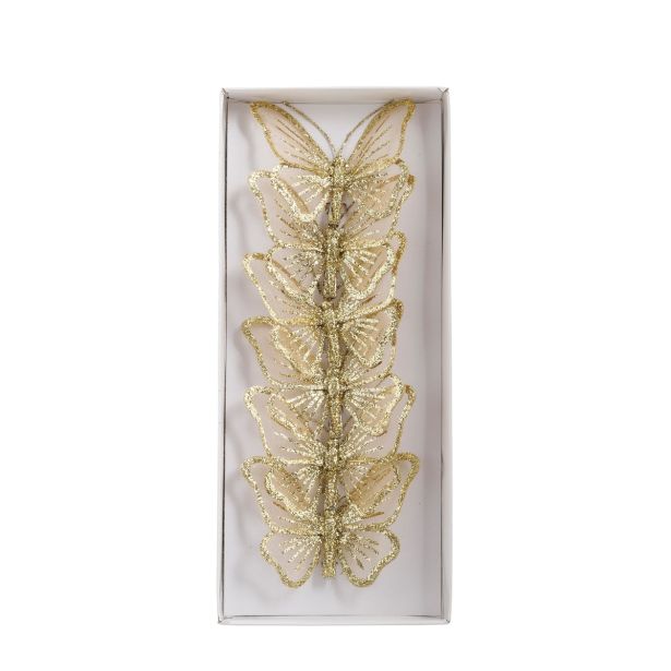 ZLATI METULJI 9 CM 6/1