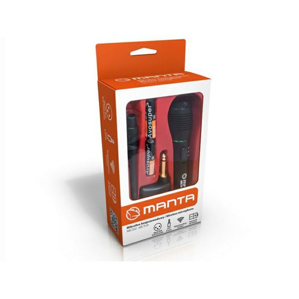 MIKROFON MANTA MIC002 ARETHA ŽIČNI + BREZŽIČNI