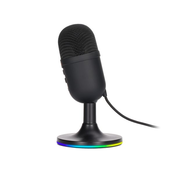 MIKROFON MARVO MIC-06 BK RGB ČRN