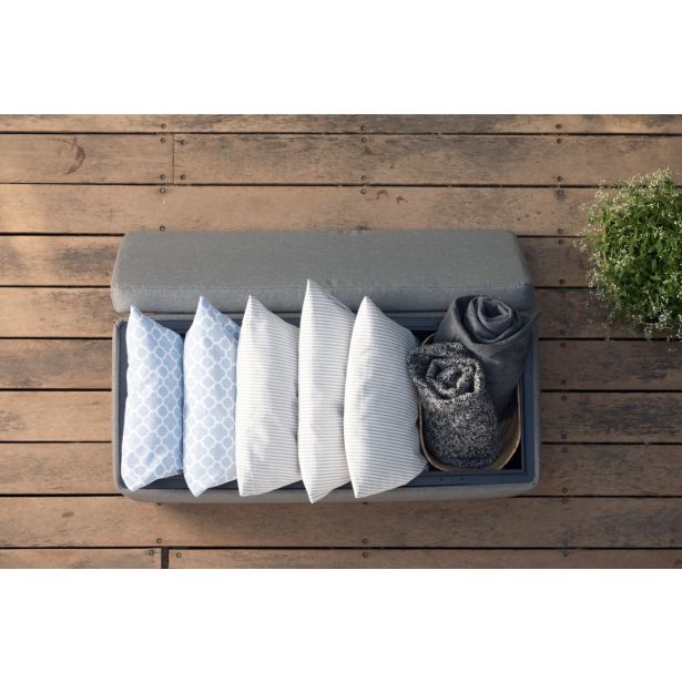 KETER OBLAZINJENA ZUNANJA KLOP S PROSTOROM ZA SHRANJEVANJE