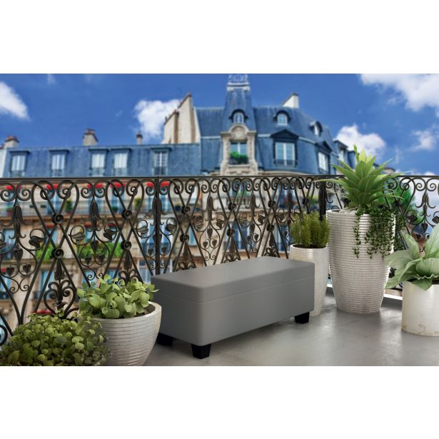 KETER OBLAZINJENA ZUNANJA KLOP S PROSTOROM ZA SHRANJEVANJE