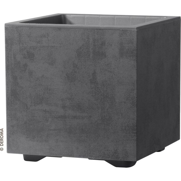 PE ZUNANJI LONEC DEROMA MILLENIUM 25X25, VIŠ 25CM ANTRACIT