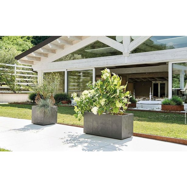 PE ZUNANJI LONEC DEROMA MILLENIUM 39X39, VIŠ 39CM ANTRACIT