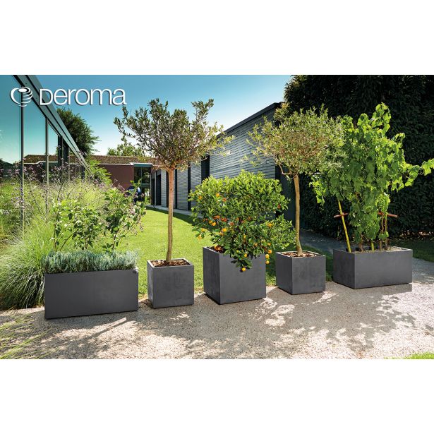 PE ZUNANJI LONEC DEROMA MILLENIUM 59X25, VIŠ 25CM ANTRACIT