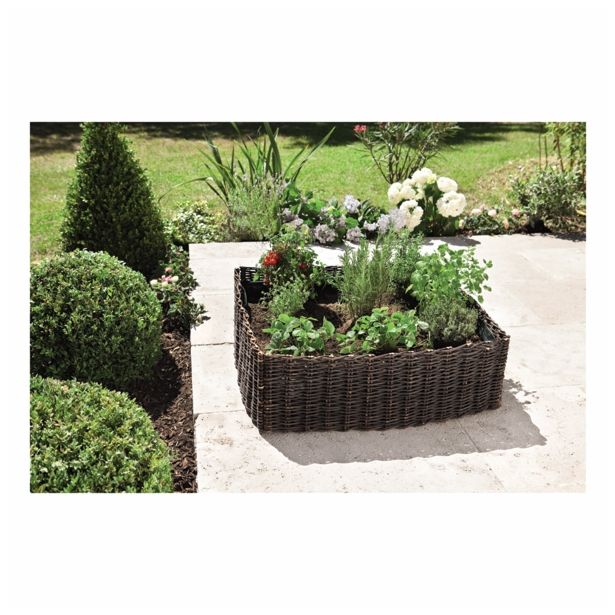 LESENA VISOKA GREDA ROKO MINI 75X75X25CM, RJAVA