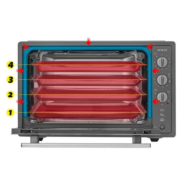 MINI PEČICA SOGO HOR-SS-10570 KONVEKCIJSKA