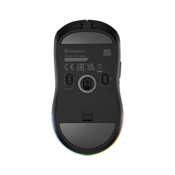 MIŠKA/KAZALNIK GENESIS GAMING ZIRCON XIII ČRNA