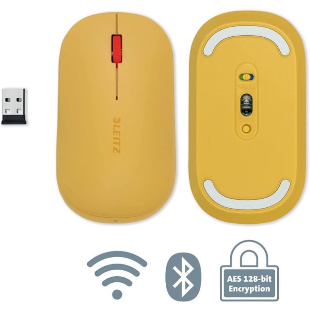 MIŠKA/KAZALNIK LEITZ BREZŽIČNA COSY RUMENA 65310019