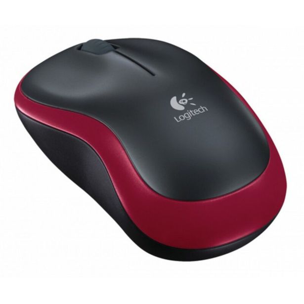 MIŠKA/KAZALNIK LOGITECH BREZŽ OPTIČNA NOTEBOOK M185 RED