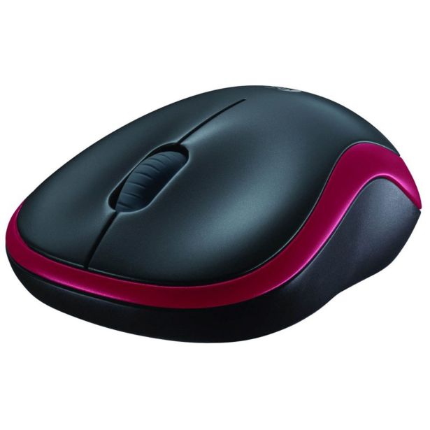 MIŠKA/KAZALNIK LOGITECH BREZŽ OPTIČNA NOTEBOOK M185 RED