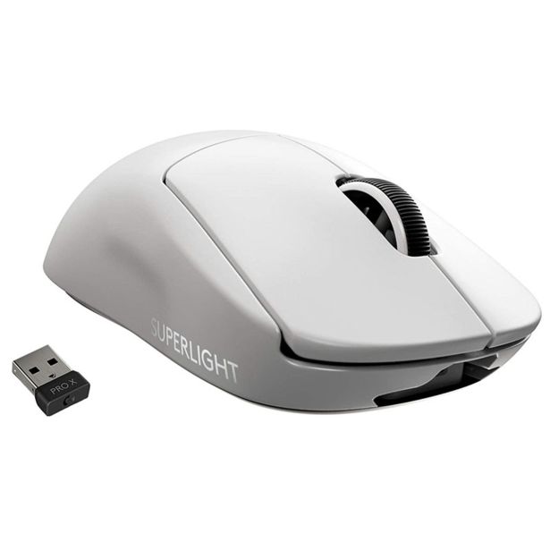 MIŠKA/KAZALNIK LOGITECH G PRO X SUPERLIGHT, BELA