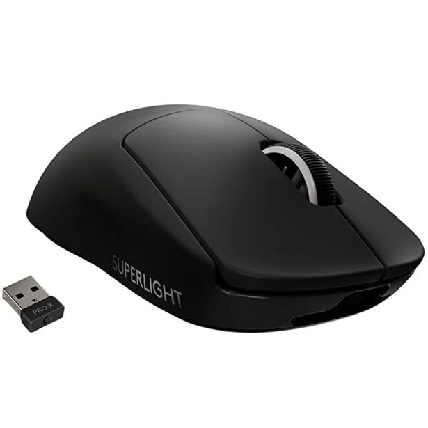 MIŠKA/KAZALNIK LOGITECH G PRO X SUPERLIGHT, ČRNA