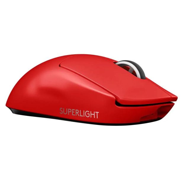 MIŠKA/KAZALNIK LOGITECH G PRO X SUPERLIGHT, RDEČA