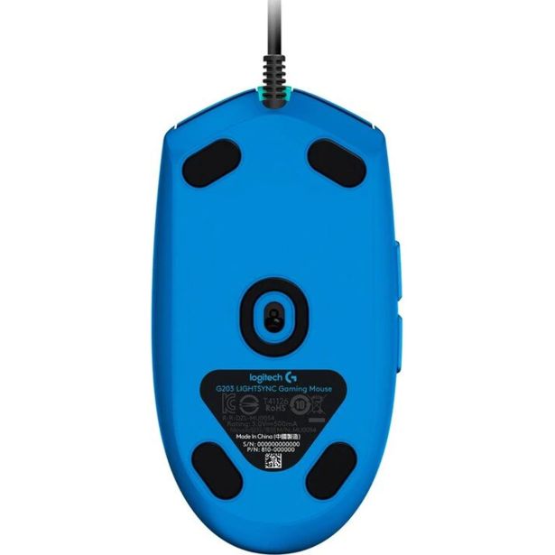 MIŠKA/KAZALNIK LOGITECH G102 LIGHTSYNC, MODRA