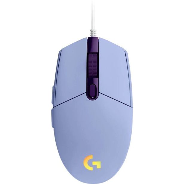 MIŠKA/KAZALNIK LOGITECH G102 LIGHTSYNC, VIJOLIČNA
