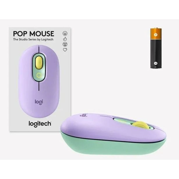 MIŠKA/KAZALNIK LOGITECH POP MOUSE, VIJOLIČNA