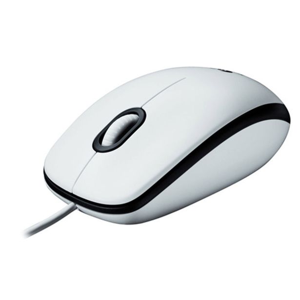 MIŠKA/KAZALNIK LOGITECH USB OPTIČNA DESKTOP M100 WHITE