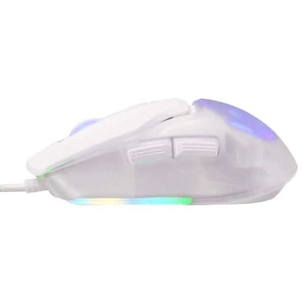 MIŠKA/KAZALNIK MARVO FIT PRO G1 LITE RGB BELA