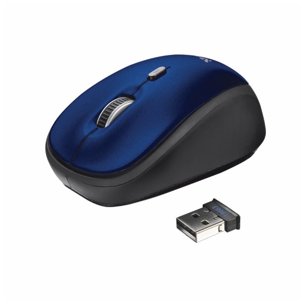 OPTIČNA MIŠKA TRUST IVY MODRA