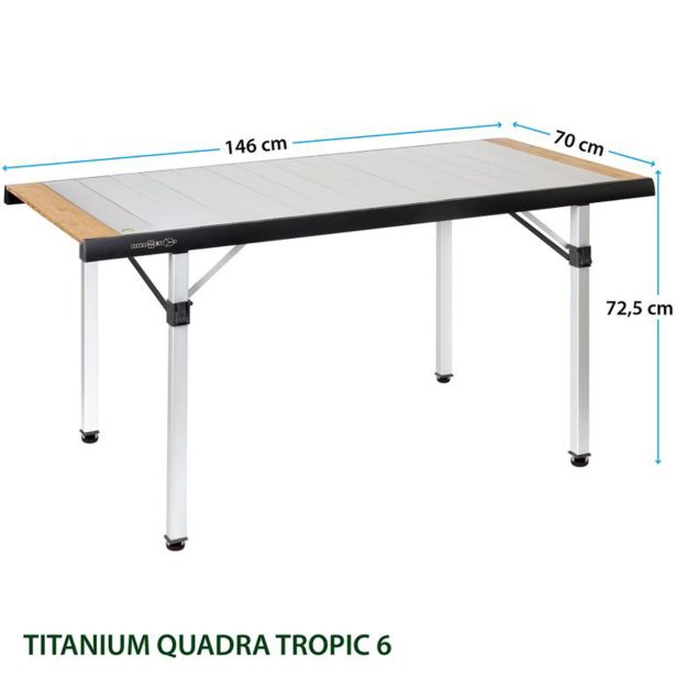 MIZA ZA KAMPIRANJE BRUNNER QUADRA TROPIC 6