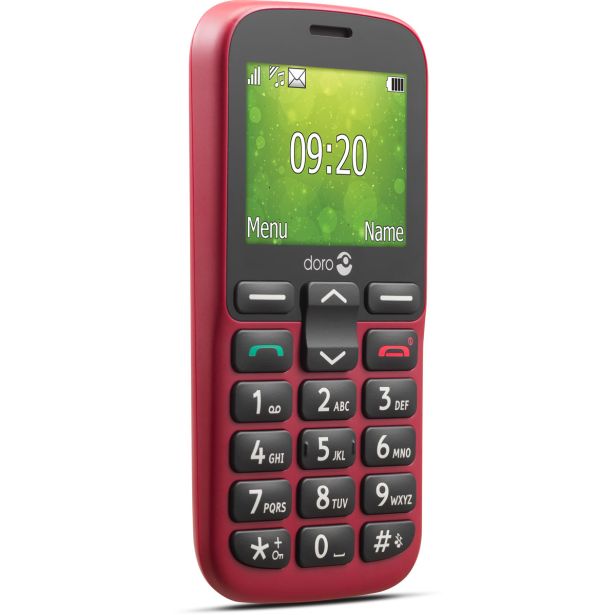 MOBILNI TELEFON DORO 1380 RDEČ